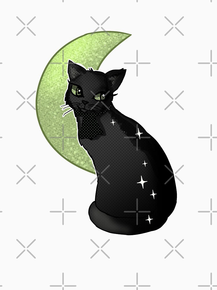 Green Eyed Black Cat by Jeminarr