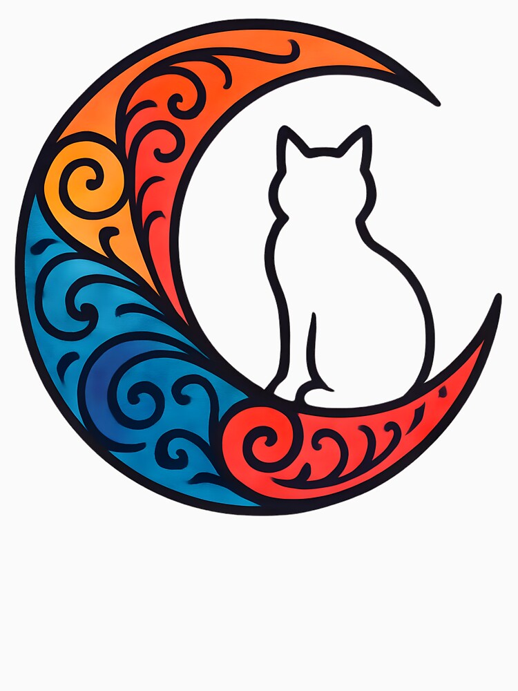 Moon cat by uunaa
