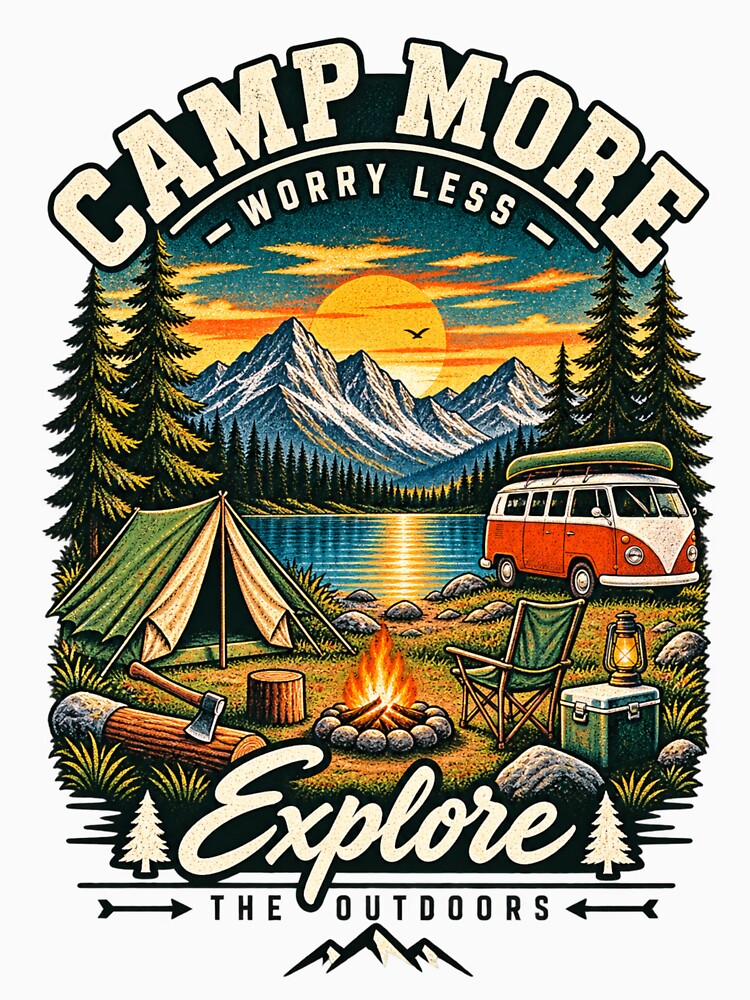 Camp More – Vintage Mountain Camping by First-Light-