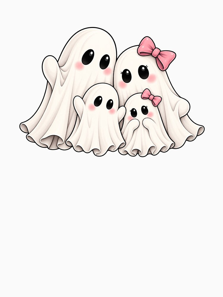 Cute Ghost Family by House Of Hauntlings