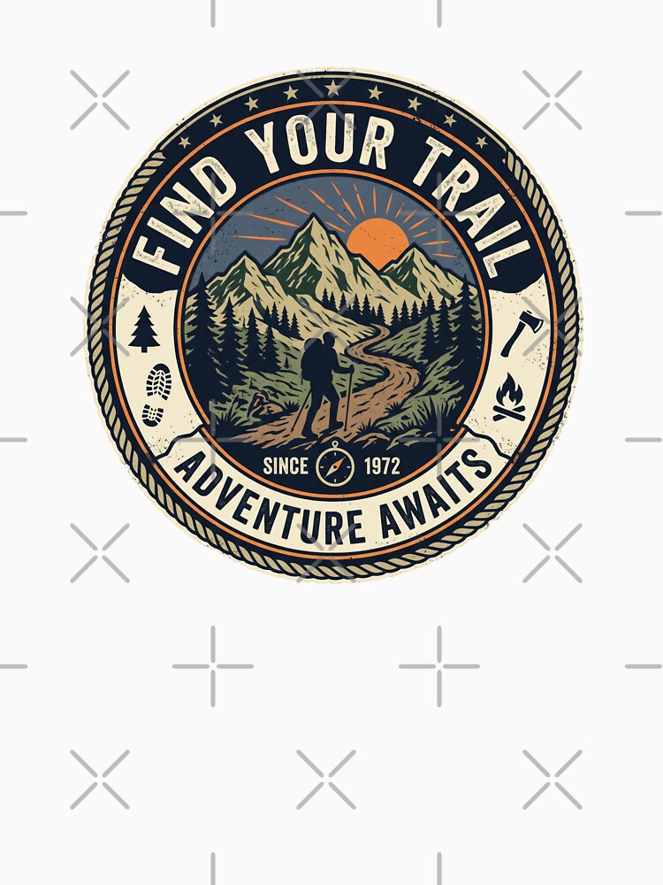Find Your Trail - Adventure Awaits by RetroTrailCo
