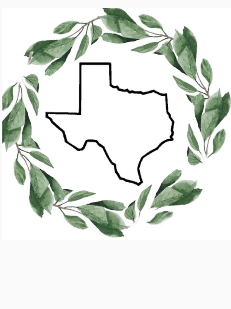 Blank Texas Wreath by Hollee Becerra