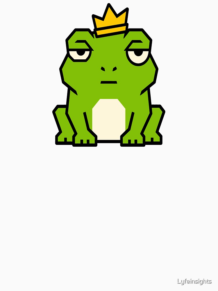 Unimpressed Frog King by Lyfeinsights