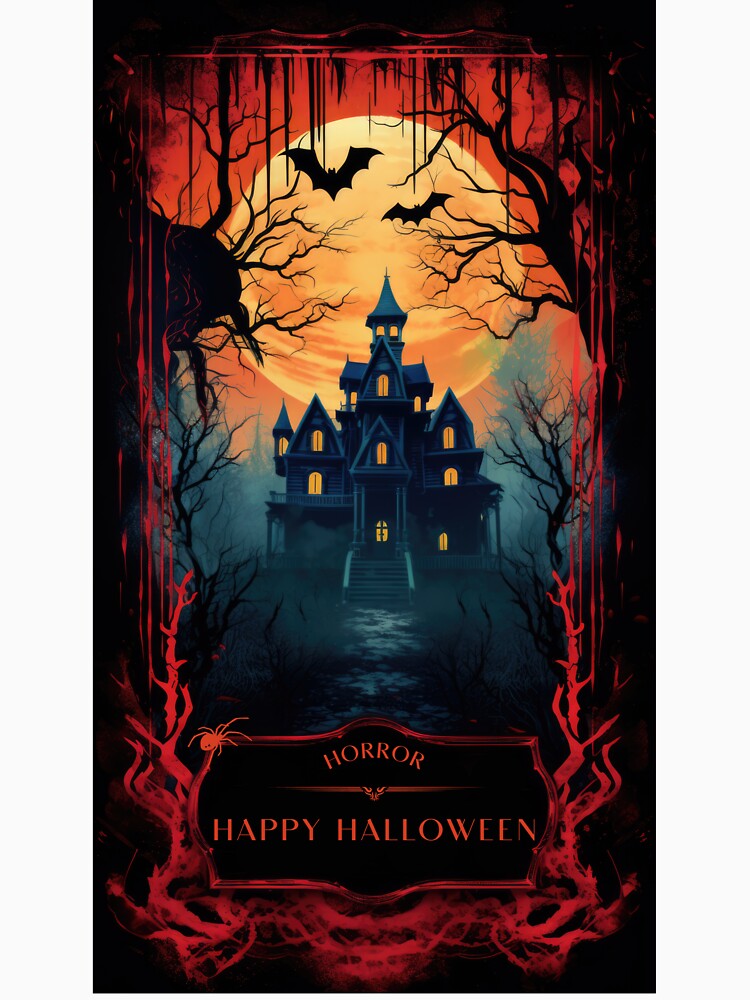 Happy Halloween Haunted House by FreeStyleTrend