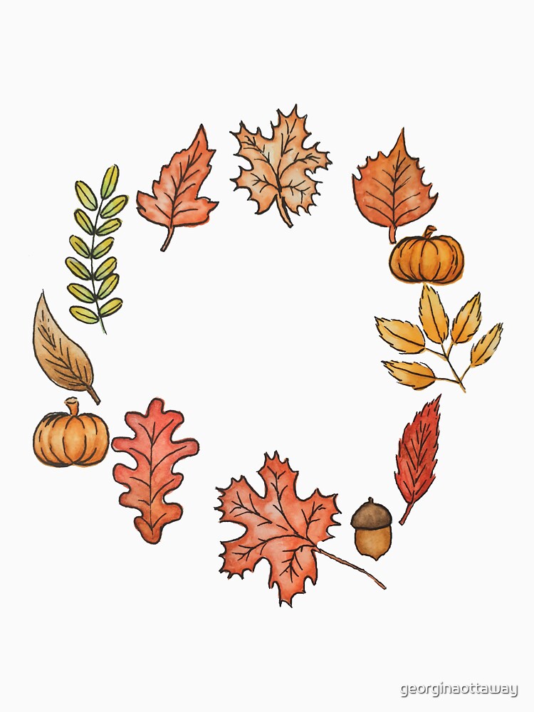 Autumn Wreath by georginaottaway