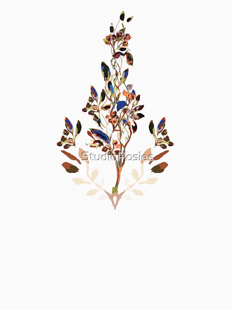 Fall Leaves & Berries-Tan by StudioPosies