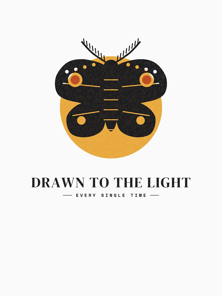 Drawn To The Light — Moth and Moon Dark Academia by NEXTFORMSTUDIO