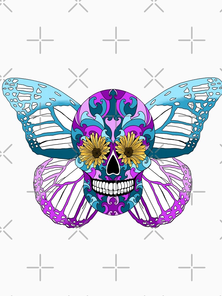 Sugar skull butterfly by MLD112