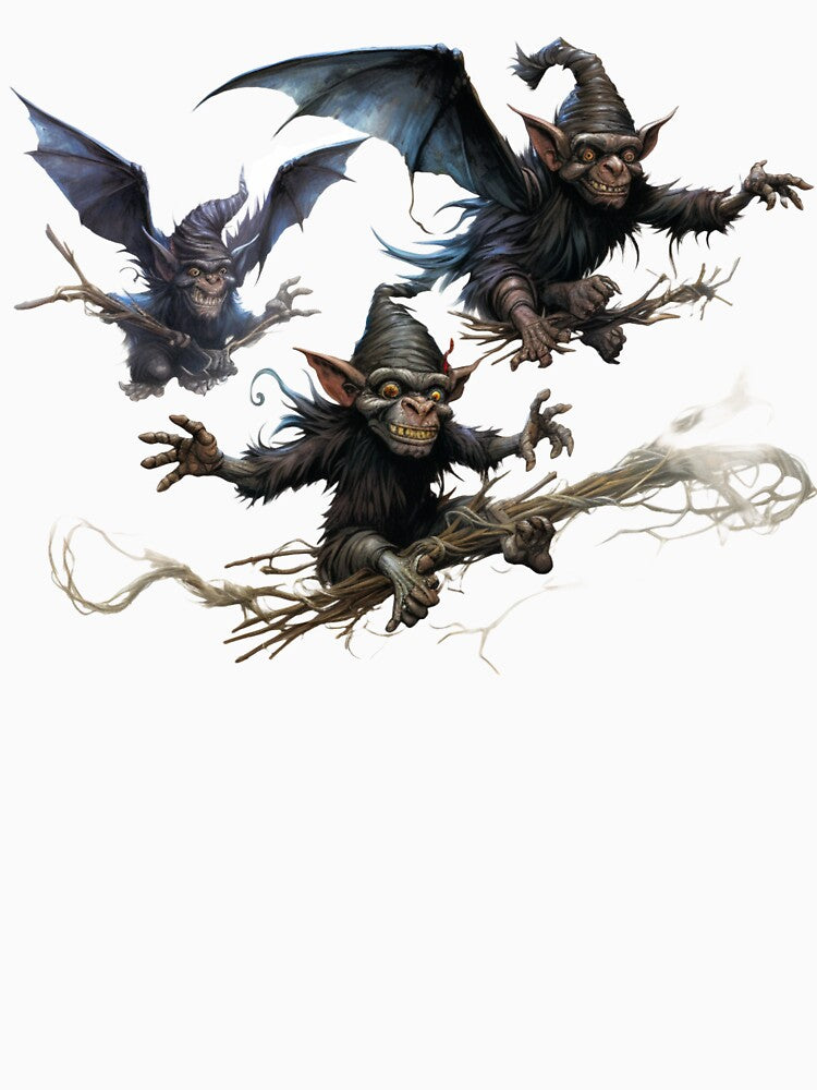 Flying monkeys having a wonderful happy party time! by liana campbell