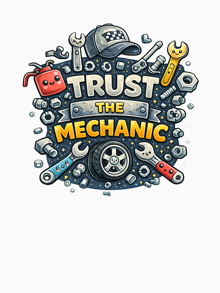 Trust The Mechanic Funny Mechanic Design by MIArt Studio