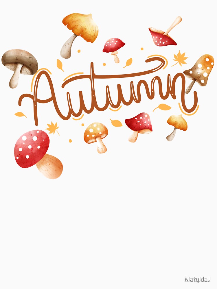 Autumn mushroom greeting season by MatyldaJ