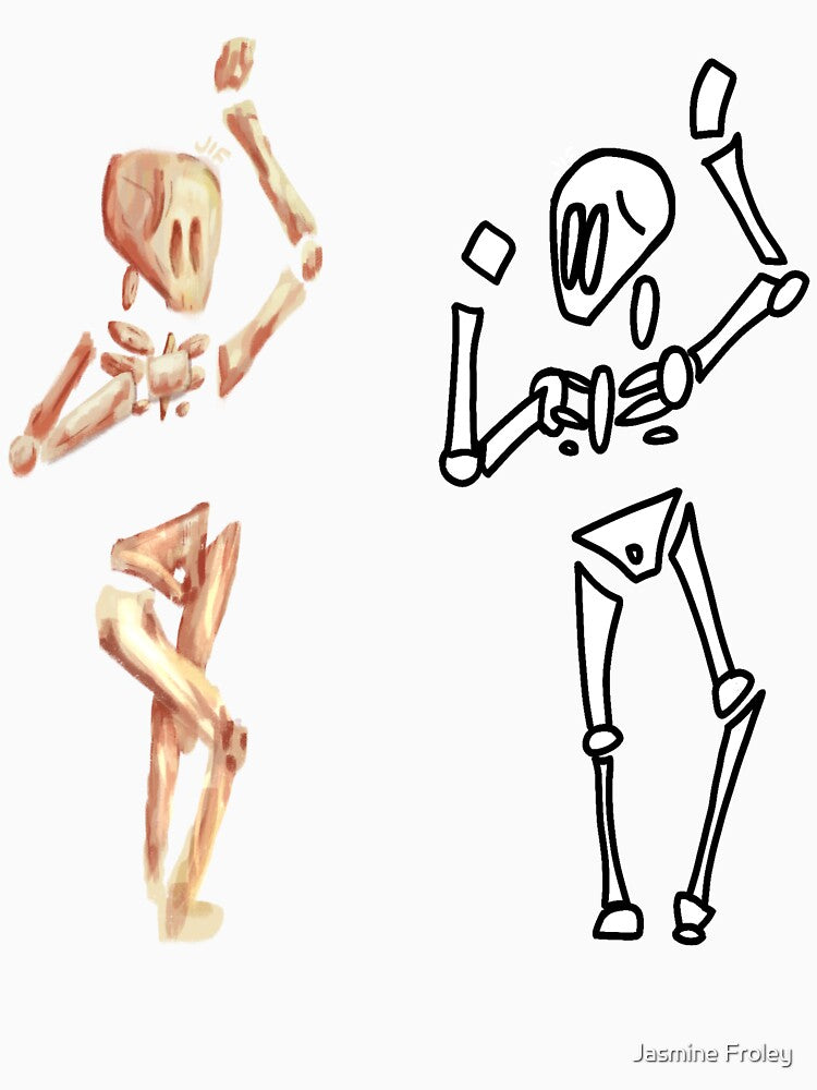 #073 Dancing Skeletons by Jasmine Froley