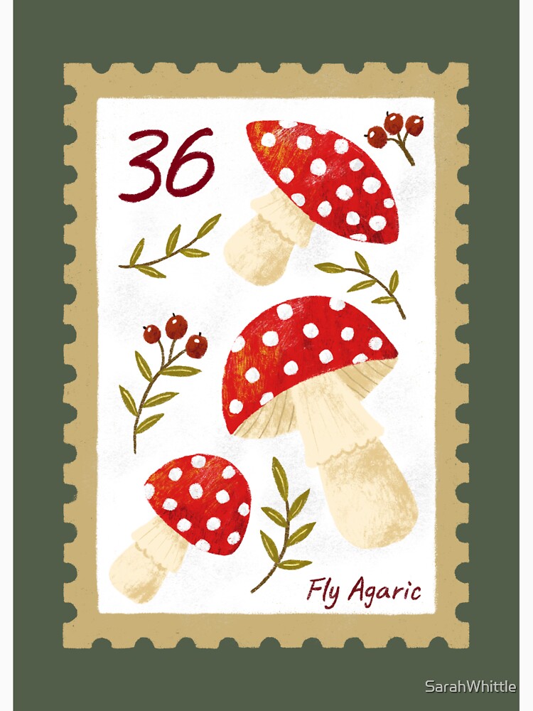 Mushroom Stamp by SarahWhittle