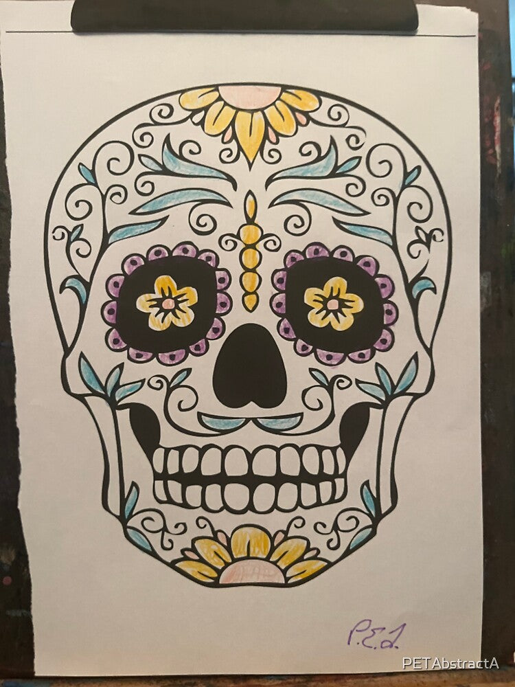 Pastel Sugar Skull by PETAbstractA
