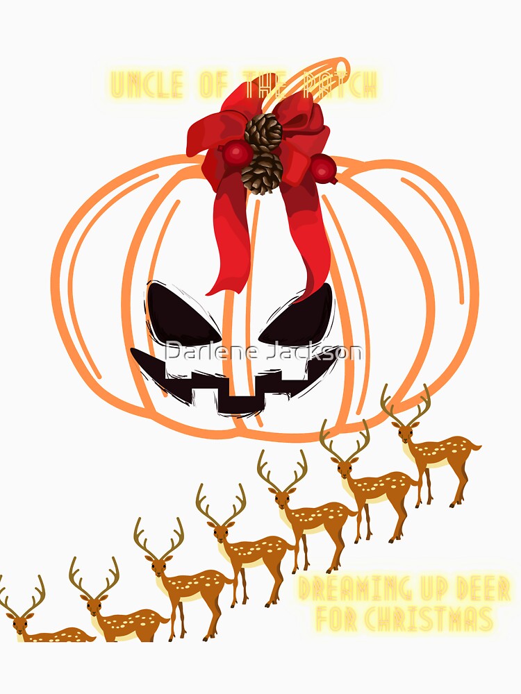 Uncle Of The Patch Dreaming Up Reindeer For Christmas by Darlene Douglas-Jackson