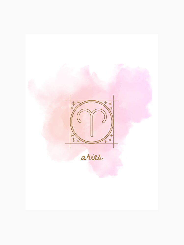 Minimalist Aries Watercolor by amber-eilift