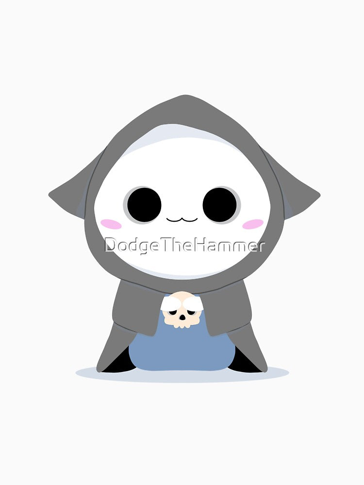 Kawaii Grim Reaper Cat Thana by DodgeTheHammer