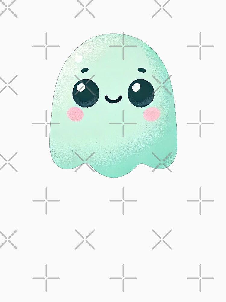 Kawaii mint ghost by FatBirdie