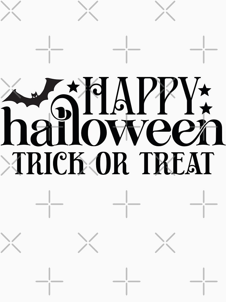 Happy Halloween Trick Or Treat - Autumn Halloween Vibes Quotes Retro Vintage Spooky Season Gift by FuzionRaptor