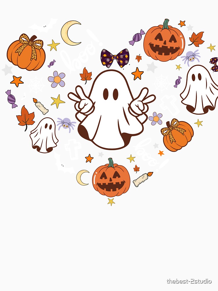 Cute Boo Funny Halloween by thebest-2studio