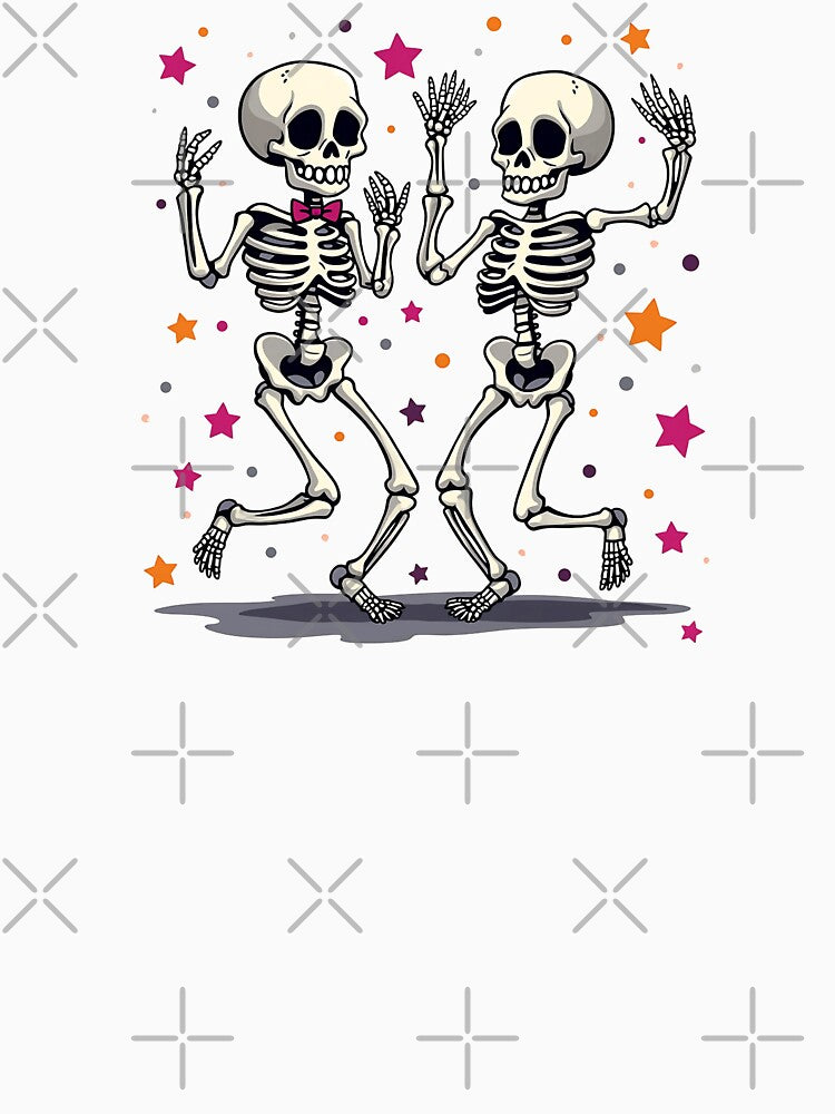 Dancing Skeleton Duo by VibeTCreations