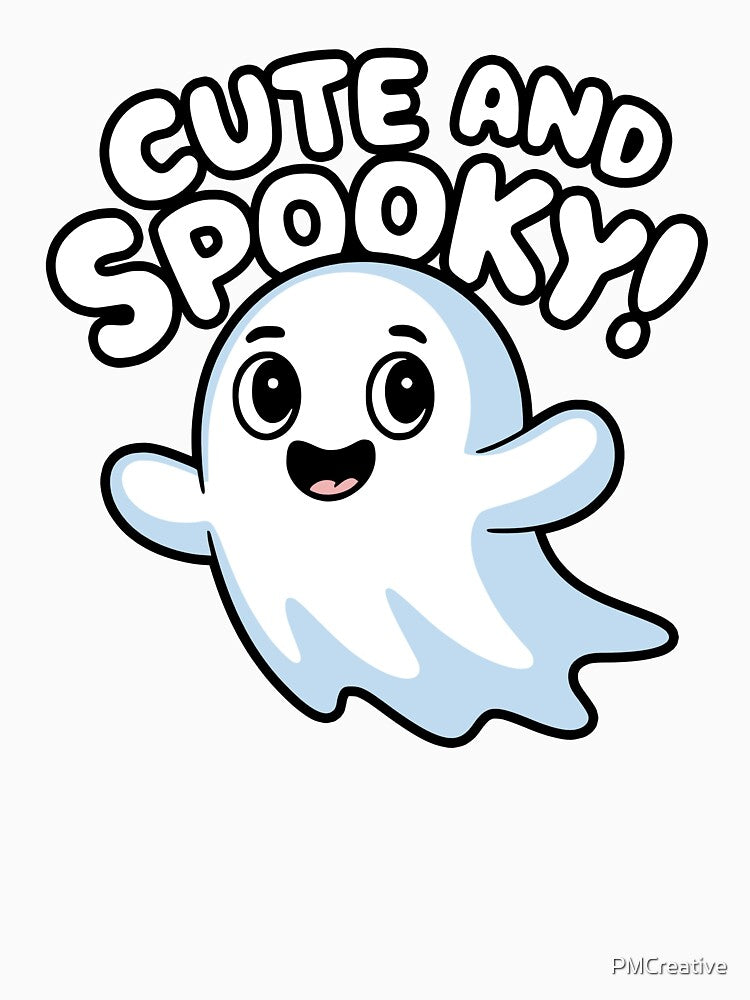 Cute And Spooky! Kawaii Ghost by PMCreative