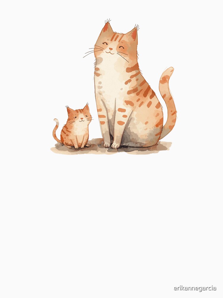 Mom and Kitten by erikannegarcia