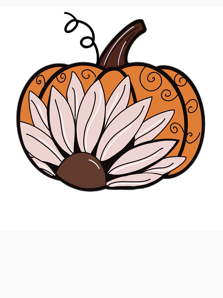Floral Fall Pumpkin by Izzy’s Pure Paws & Co.