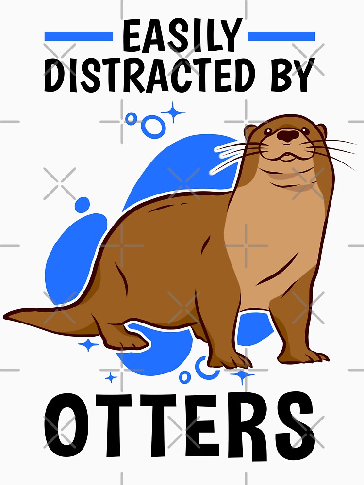 Easily distracted by otters otters sea otters by madgrfx