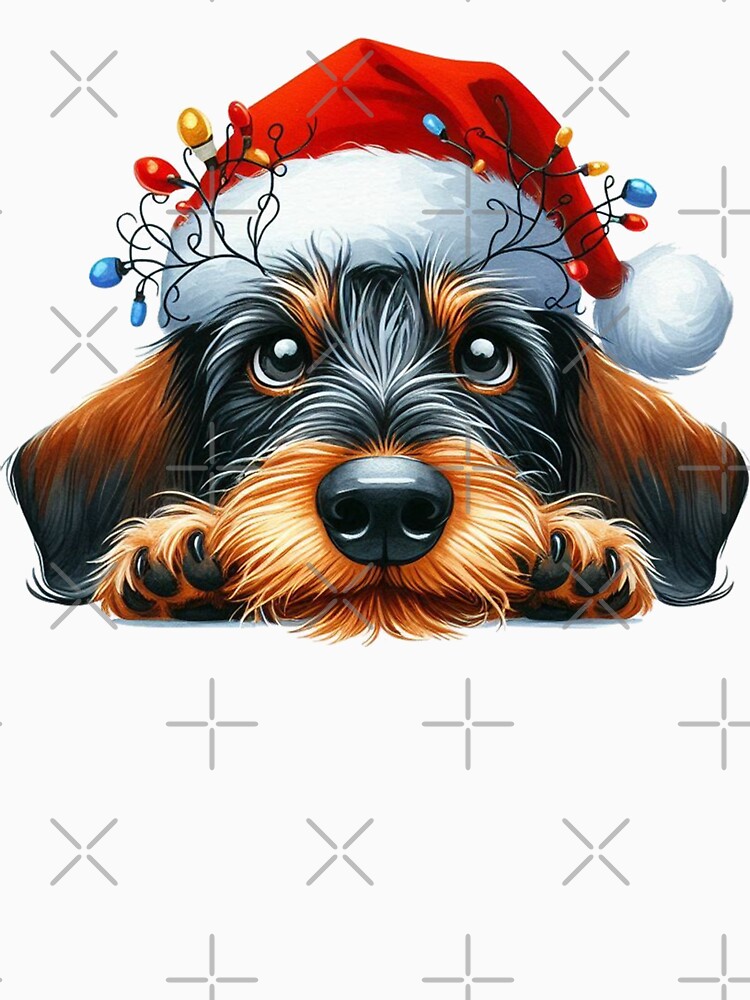 Vintage Christmas Dog by vectcd