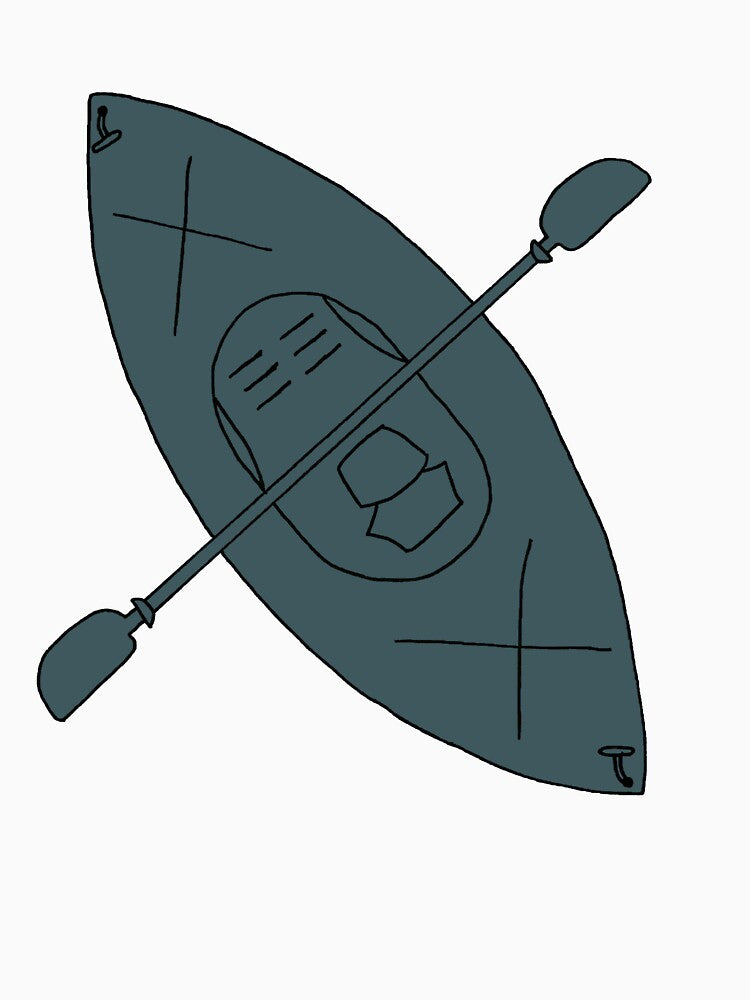 Slate Blue Kayak by Dead On Design