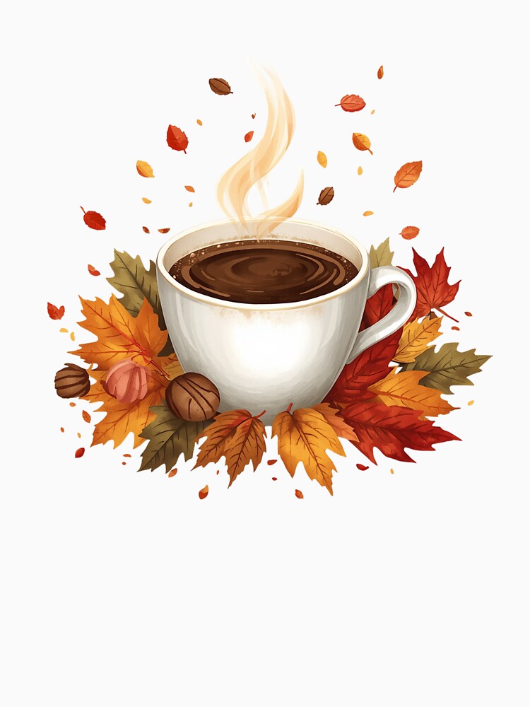 Falling Leaves & Hot Coffee by catcurio