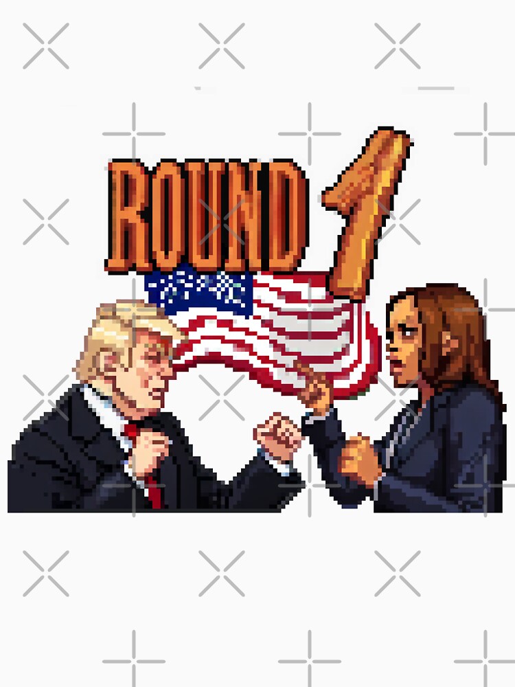 Retro Trump vs Kamala - Pixel Art - Election 2024 by PixelBadBunny