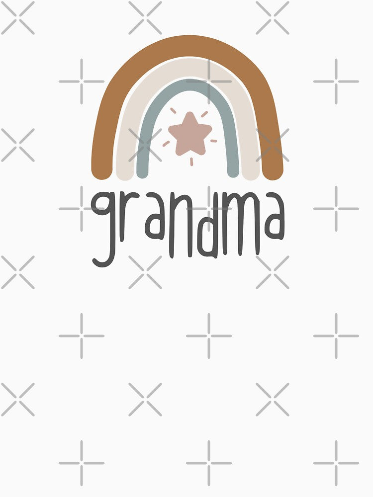 Grandma - Cute Rainbow - Gift For Your Grandmother by patternjp