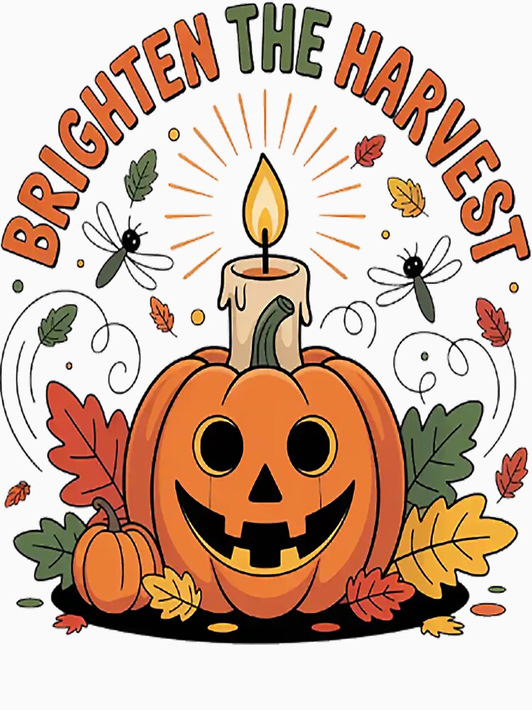 Brighten The Harvest Illuminating Autumn Joy Halloween Autumn Festive by NicolaMail