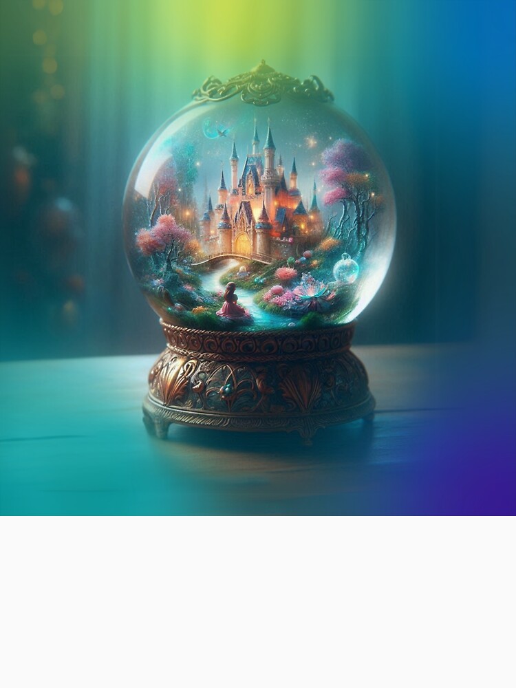 Fairy Castle in a Glass Ball by Agnes-Creative
