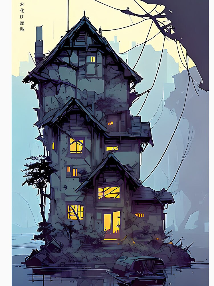Haunted House - Inkpunk by CyberInc