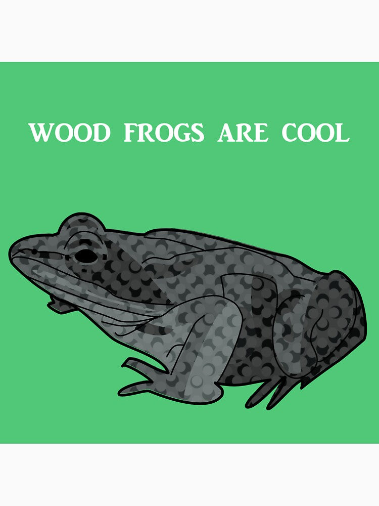 Wood Frogs are Cool on Green by Art in My Loft