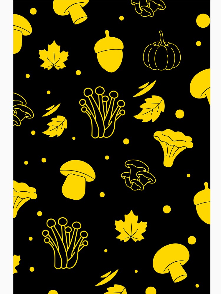 Pattern Mushrooms by DoveArtDesigns
