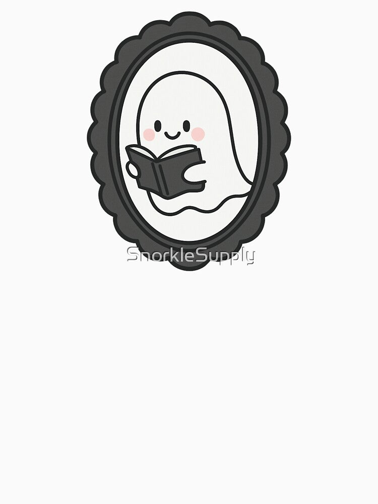 Framed Ghost Reading by SnorkleSupply
