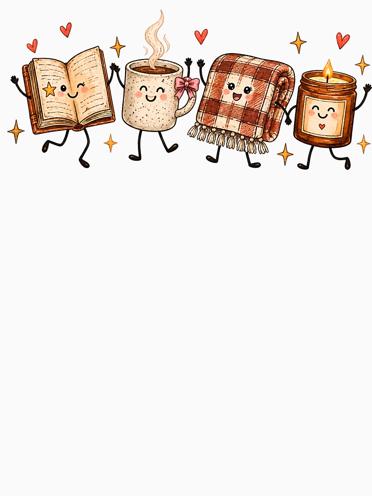 Book Cuties Cozy Fall Friends Design by VGAfanatic