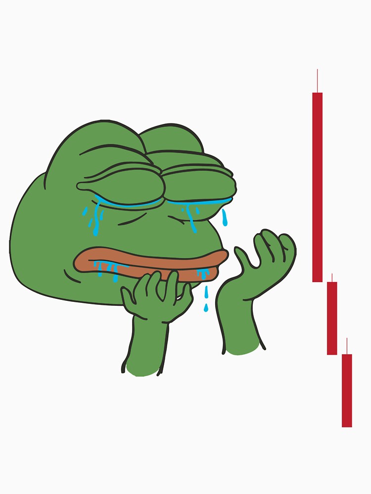 Crypto Frog Meme Rekt Signal Essential by LittleDyzell