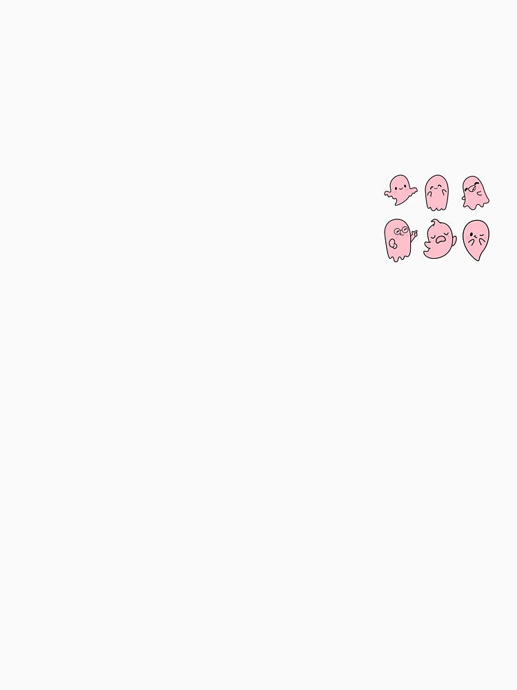 Pink Cute Ghosts Halloween Pink by Lab4YourStyle