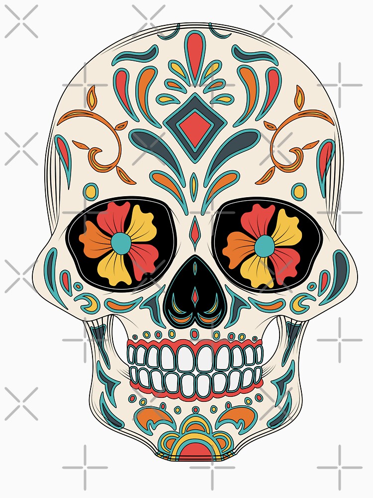 Sugar Skull Dia De Los Muertos Day of the Dead by SaltCreatives