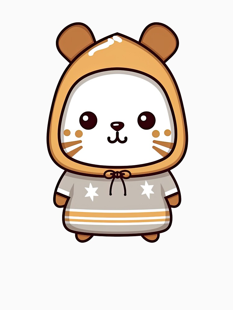 Cute Kawaii Hamster with Christmas Sweater 2 by eyestetix