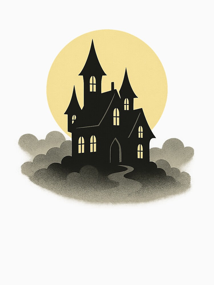 Haunted House Silhouette by mav7designs
