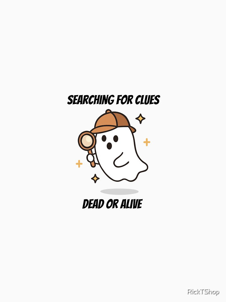 Searching for Clues Detective Ghost Halloween Graphic by RickTShop