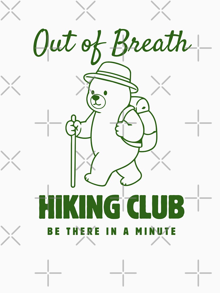 Out of Breath Hiking Club Bear by Auchi_Verse