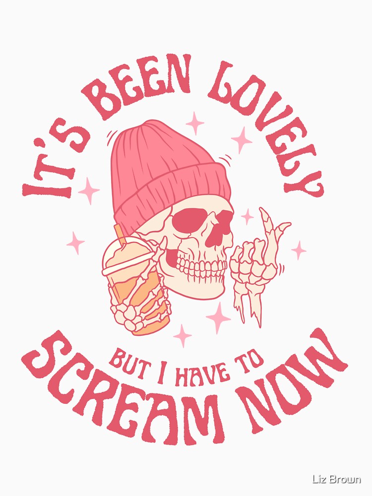 It's been lovely skeleton with coffee by paperbluebird