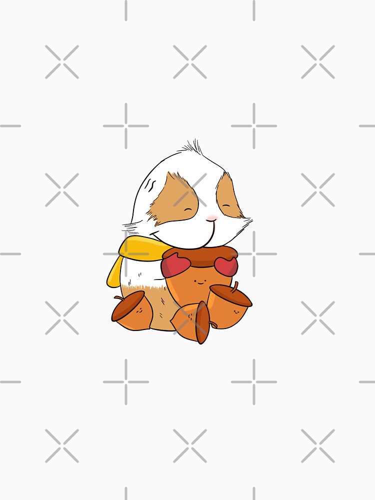Guinea pig acorn hug by mondesign26